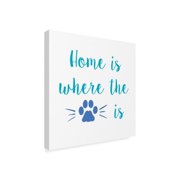 Erin Clark 'Home Paw' Canvas Art,35x35